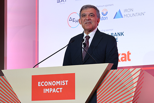 11th President of the Republic of Türkiye Abdullah Gül’s Addressed to the Economist’s 28th Annual Government Roundtable held on 2th of July 2024 in Athens